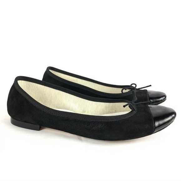 Repetto Shoes - Repetto Cendrillon Ballerina Shoes Black Leather